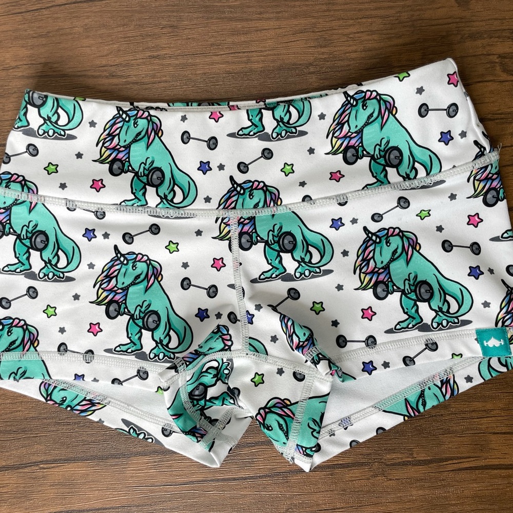 Wod Bottom T-Rex Unicorn Shorts